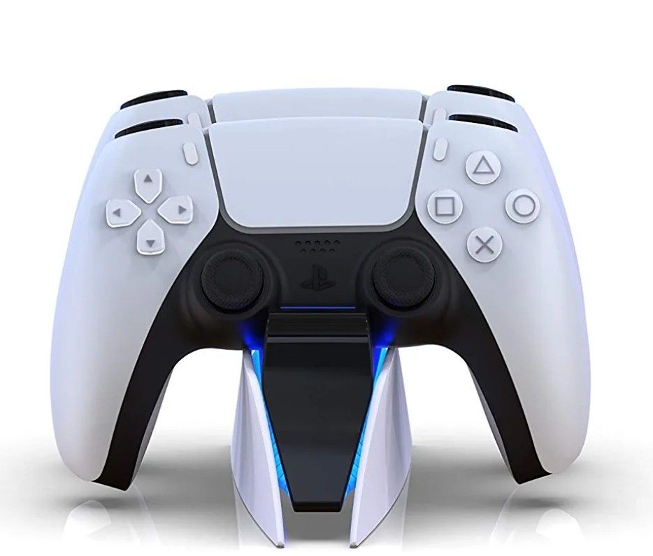 HONCAM PS5 Dual Controller Charging Dock Station with LED Indicator for