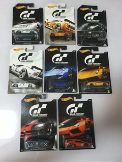 Year 2015 Hot Wheels PS Gran Turismo Series 1:64 Scale Die Cast Car 3/8 -  Black Sport Coupe FORD GT LM