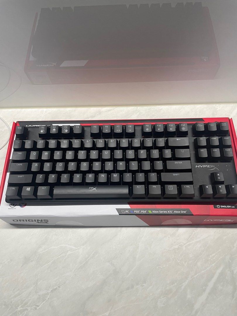 HyperX Alloy Origin Core TKL gaming keyboard, Computers & Tech, Parts ...
