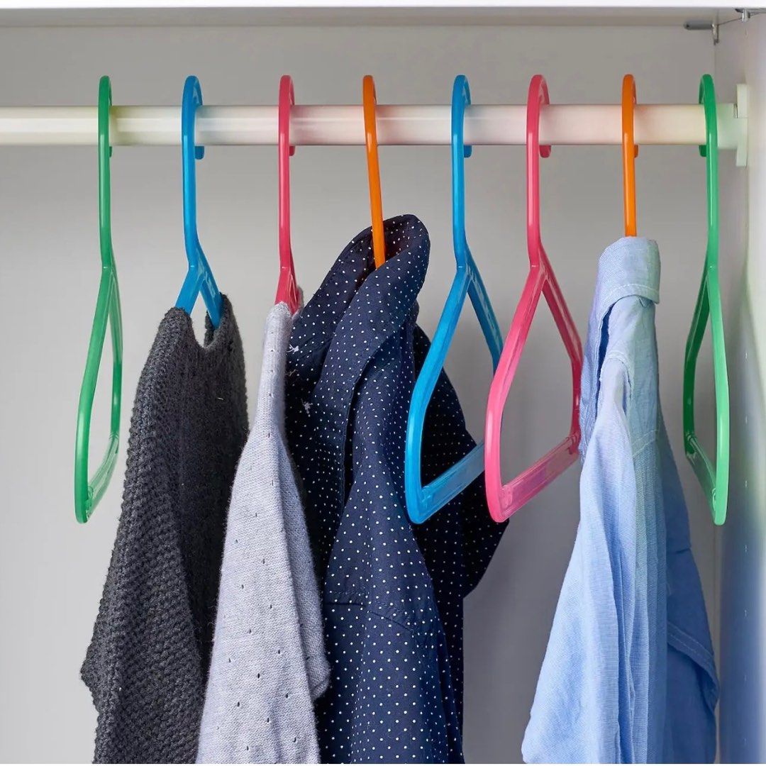 BAGIS Children's coat-hanger, mixed colors - IKEA