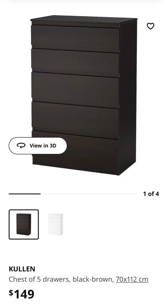 Ikea Chest Of Drawers, Furniture & Home Living, Furniture, Shelves