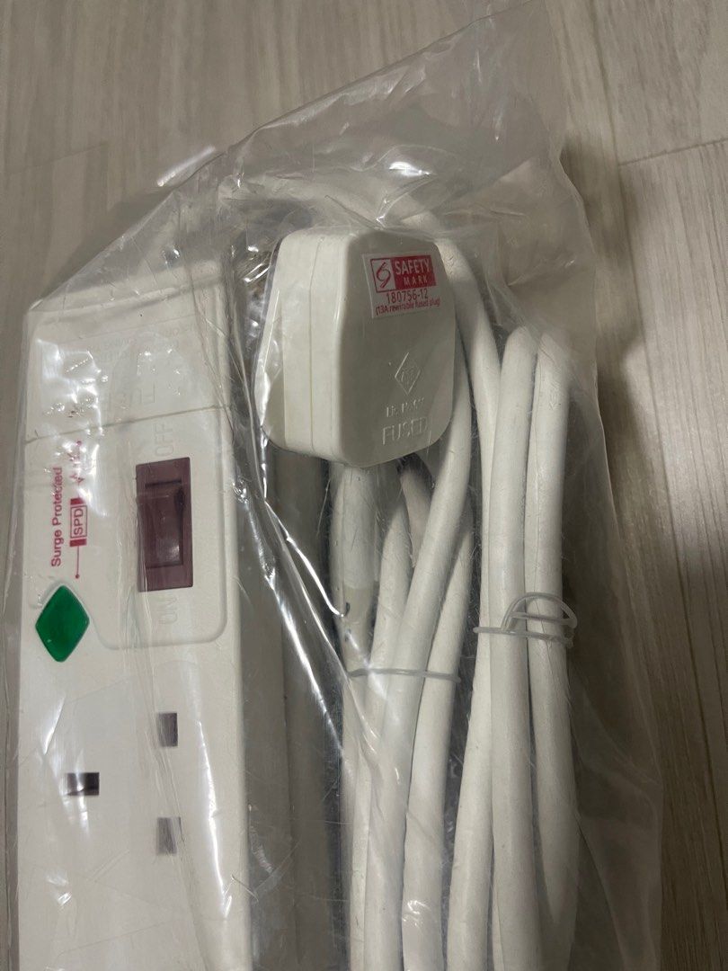 IKEA Extension Socket 6 way NEW, TV & Home Appliances, Other Home