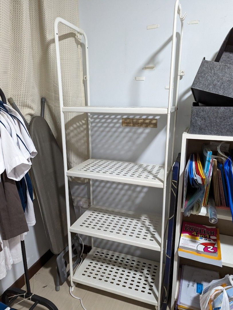 Ikea metal shelf/rack, Furniture & Home Living, Furniture, Shelves
