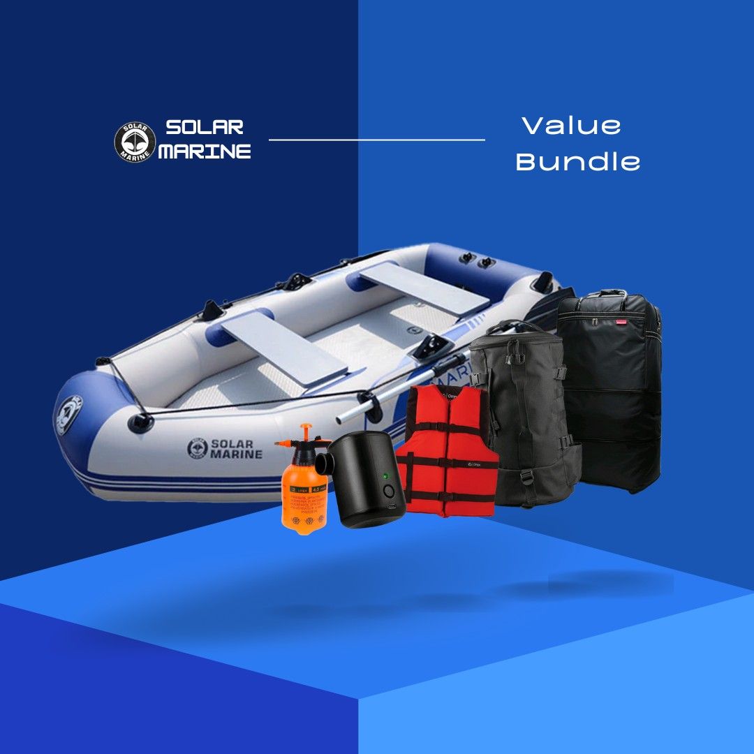 Inflatable Boat Fishing BUNDLE Kayak Raft Fishing vessel, Sports