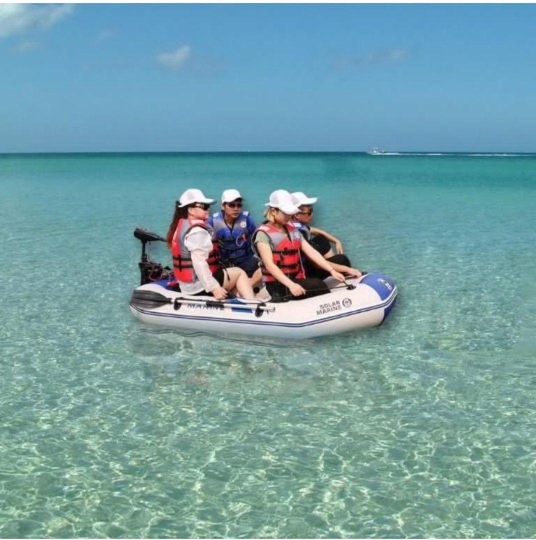Inflatable Boat Fishing BUNDLE Kayak Raft Fishing vessel, Sports ...