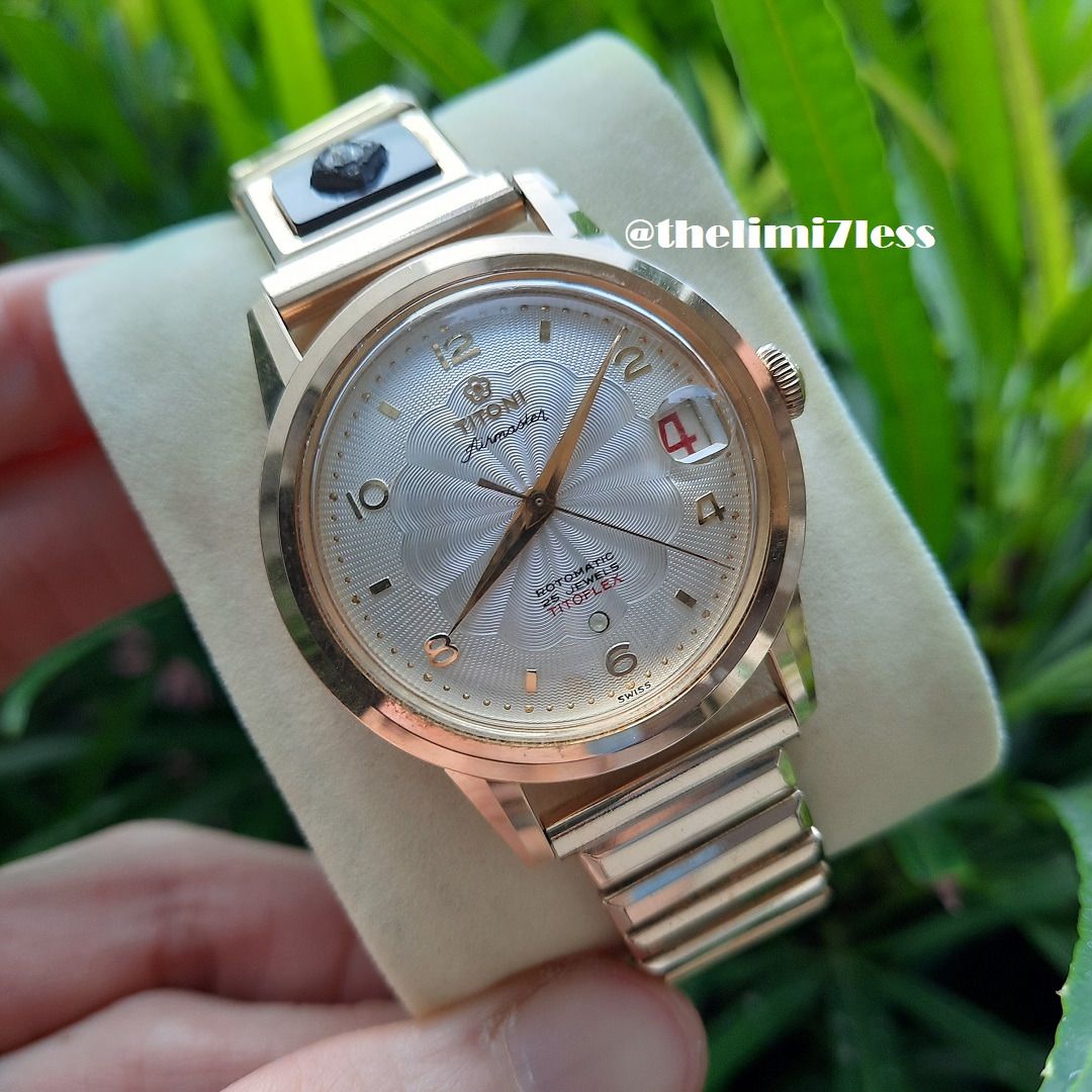 Jam tangan titoni hotsell airmaster 25 jewels