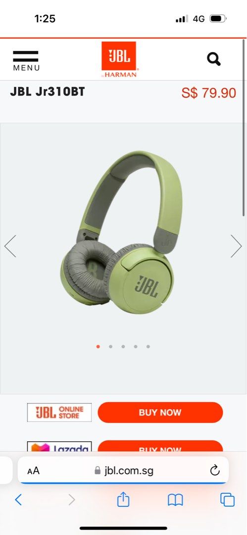 JBL Jr310BT Kids Wireless On-Ear Headphones - Bluetooth Headphones with  Microphone, Safe Sound Under 85dB Volume, 30H Battery, Foldable, Comfort