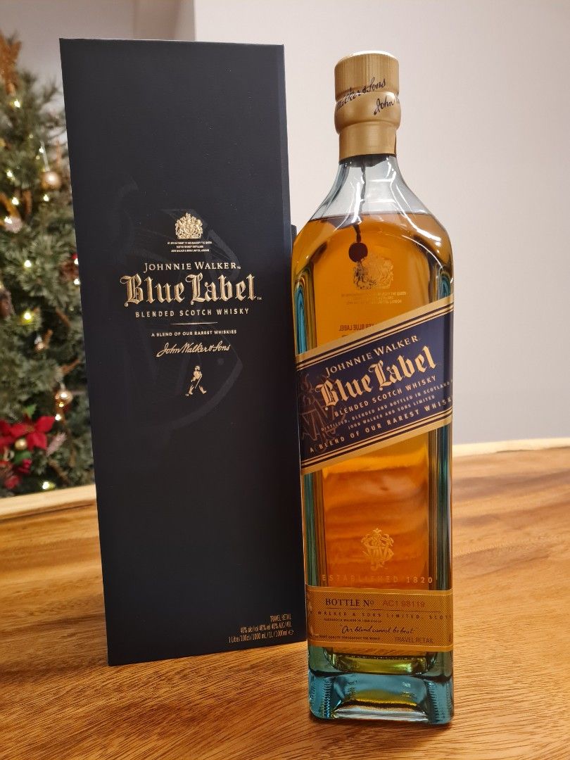 Johnnie Walker Blue Label (1 litre), Food & Drinks, Alcoholic Beverages