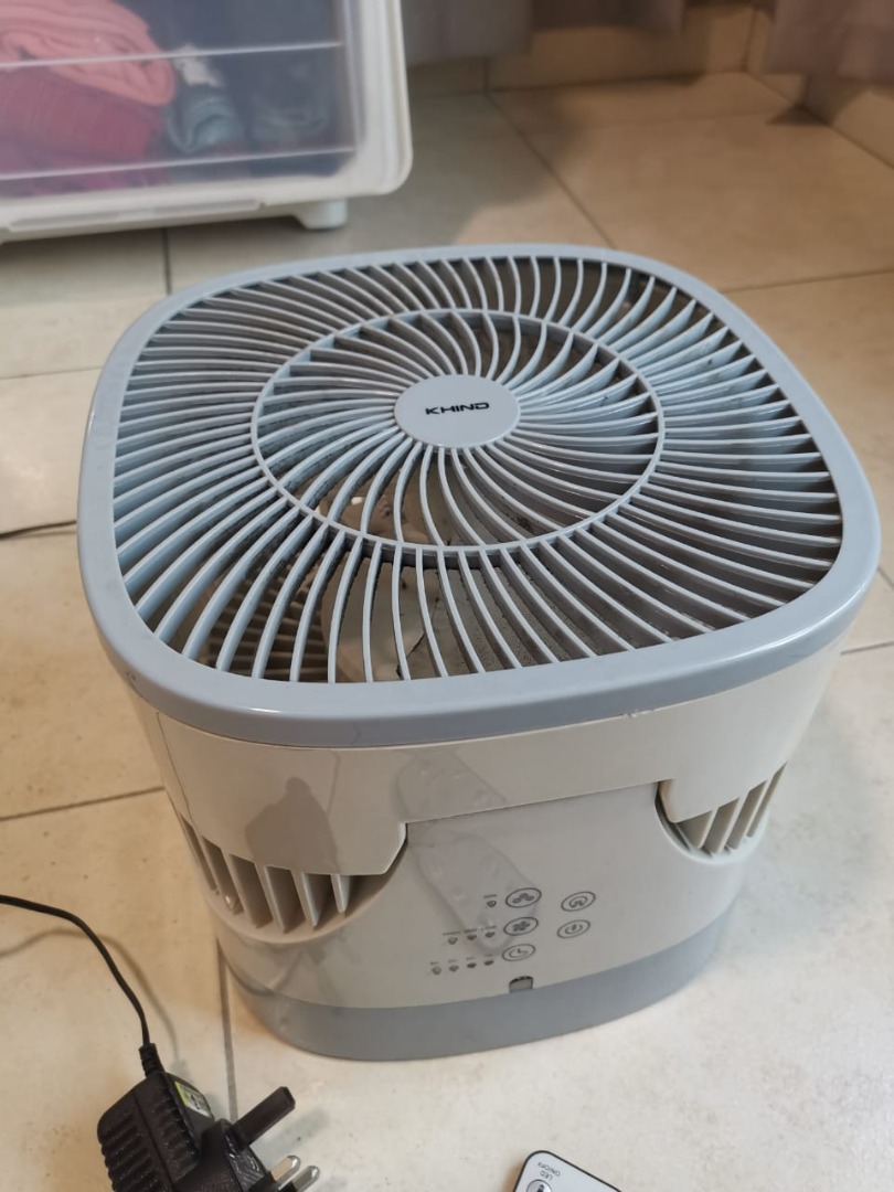 Khind Air Circulator Table Top Ionizer Fan, Furniture & Home Living