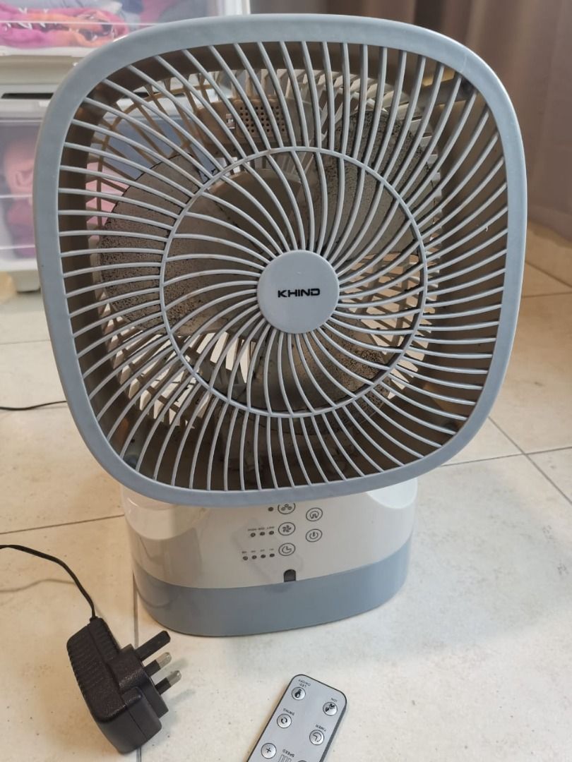 Khind Air Circulator Table Top Ionizer Fan, Furniture & Home Living