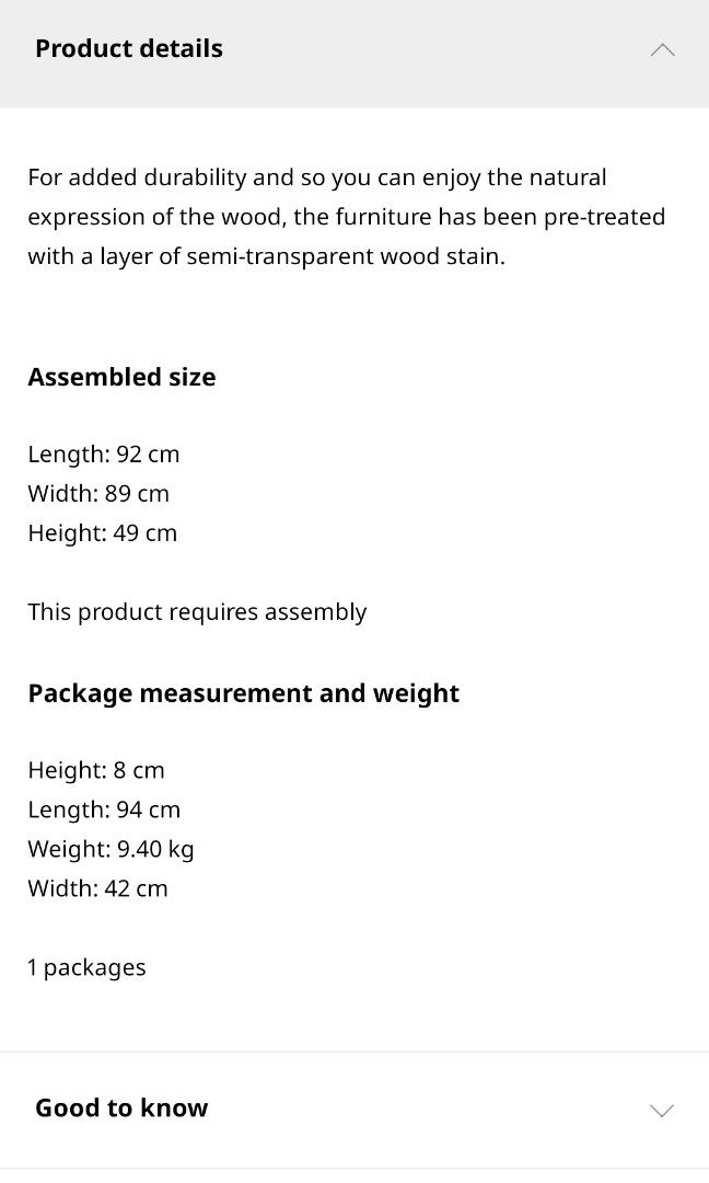 Kids picnic table Ikea Reso, Furniture & Home Living, Outdoor Furniture