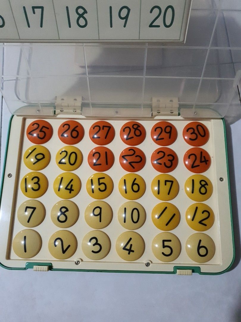 KUMON Number Board 30, Hobbies & Toys, Toys & Games on Carousell