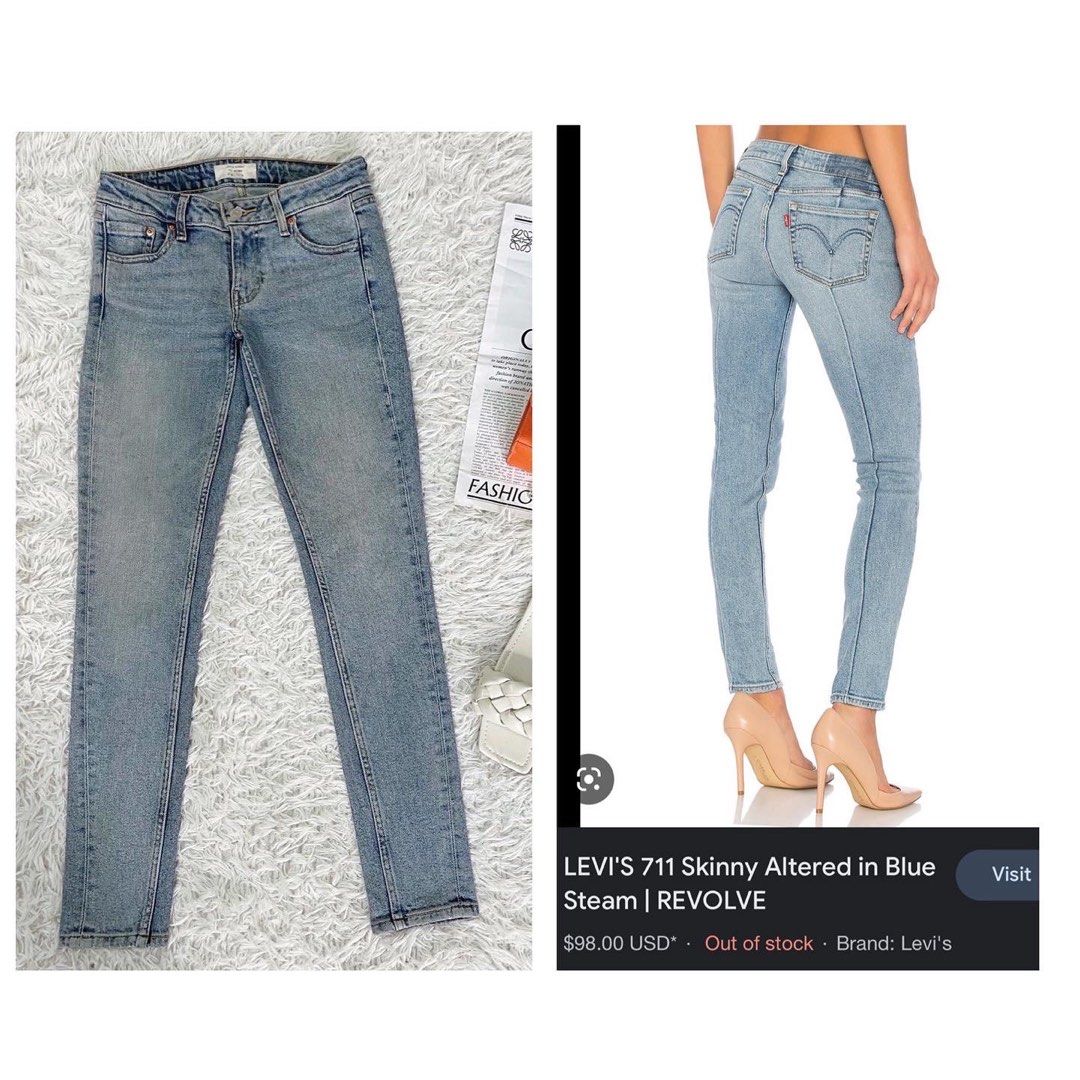 LEVI'S 711 skinny jeans, Women's Fashion, Bottoms, Other Bottoms on  Carousell