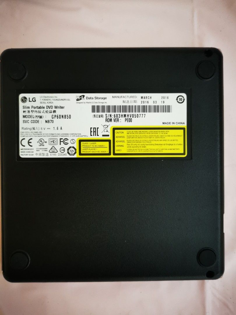 LG Slim Portable DVD Writer, Computers & Tech, Printers, Scanners