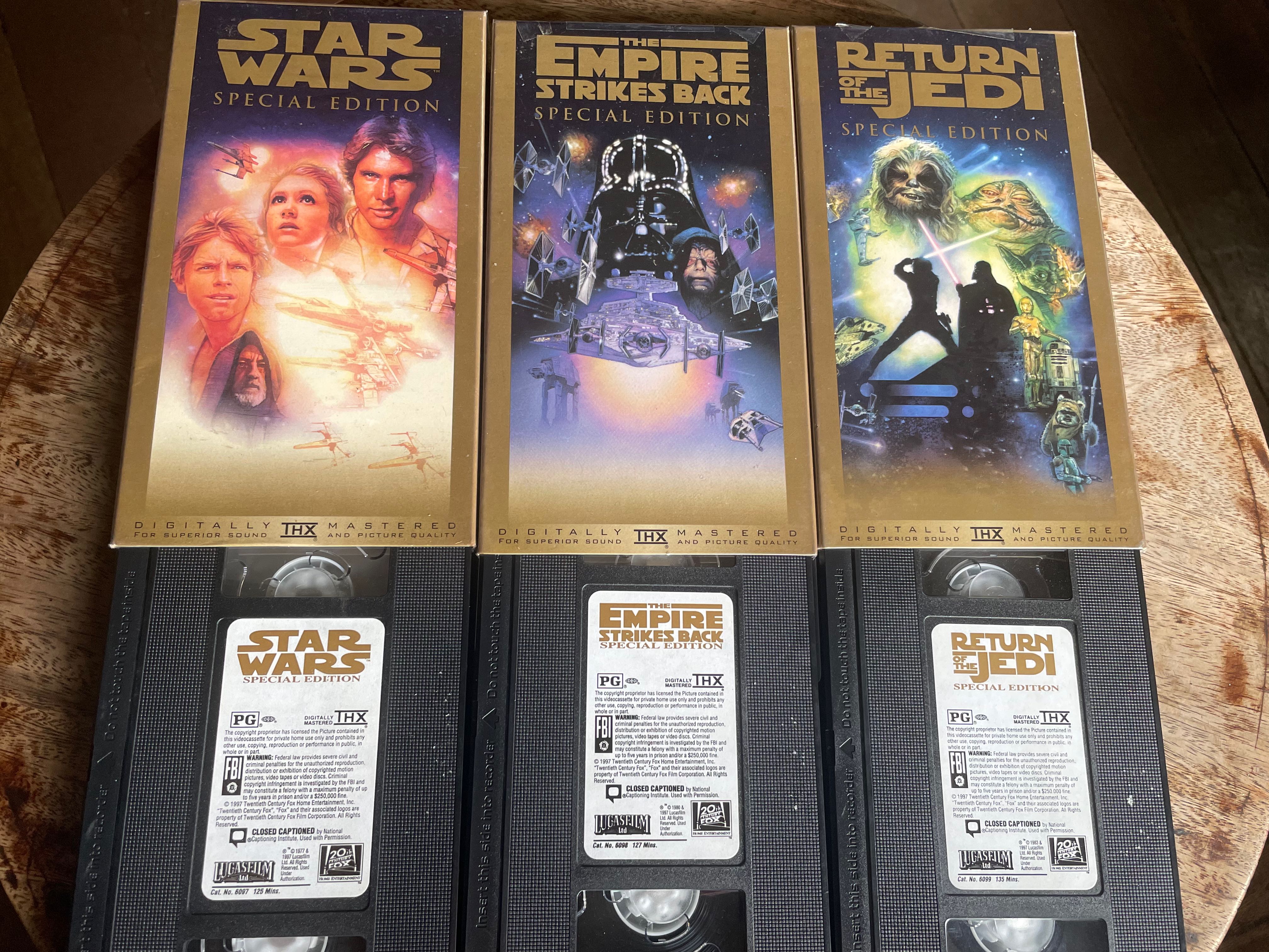 Star wars shop vhs collector's edition