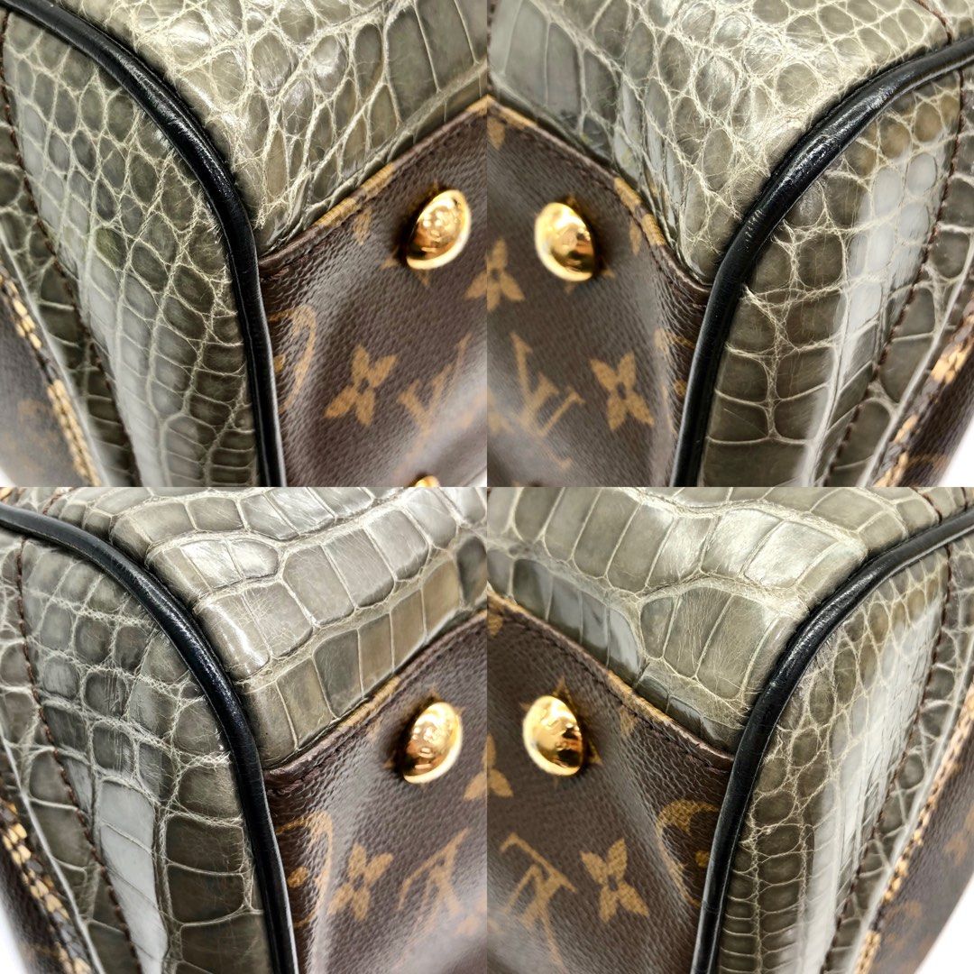 Louis Vuitton Python & Alligator Monogram Issime Exotic Shopper GM - Brown  Shoulder Bags, Handbags - LOU750758
