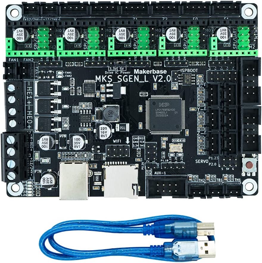 Makerbase MKS SGen_L V2.0 3D Printer Parts 32Bit Control Board 120MHZ ...