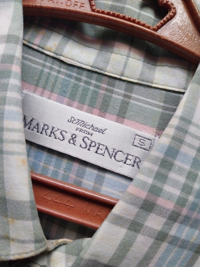 Marks and Spencer Polo short sleeve (Category: Tshirts & Polo Shirts ) located in Makati City. Submitted by loooved (Listing ID 1204963507, Image 3). Description: Marks and Spencer original (men's wear) With slight yellow stains due to storage as shown on photo (can be washed off) originallt priced at 2k..
