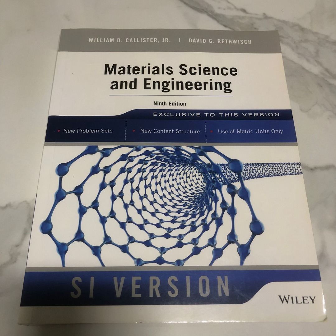 Materials Science and Engineering (9th Edition) William Callister