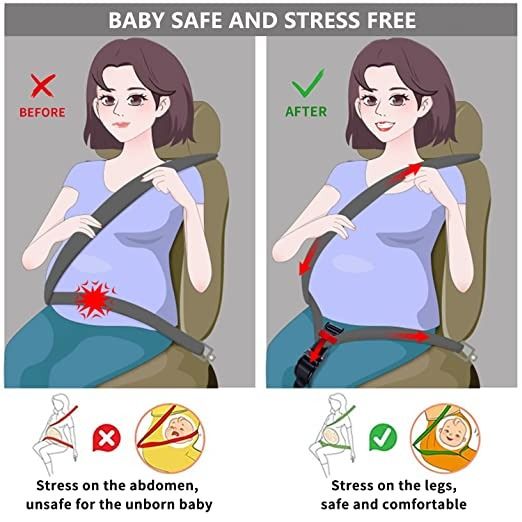 Tummy Shield Pregnancy Comfort Seat Belt Adjuster