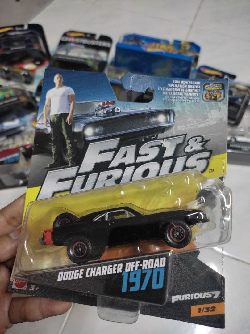 Mattel Fast & Furious Dodge Charger Off-Road 1970 ( Japan Card), Hobbies &  Toys, Collectibles & Memorabilia, Vintage Collectibles on Carousell