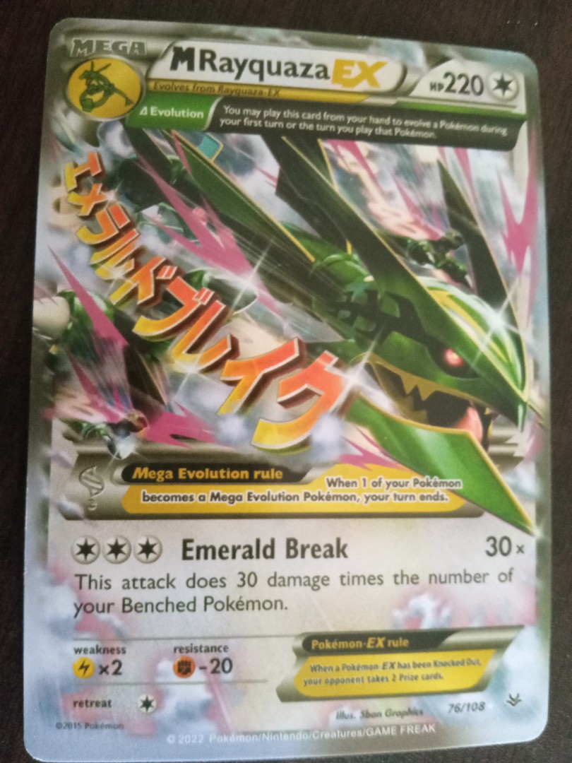 Ex shiny mega rayquaza pokemon card, Hobbies & Toys, Toys & Games on  Carousell