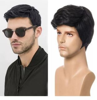 Men wig hair