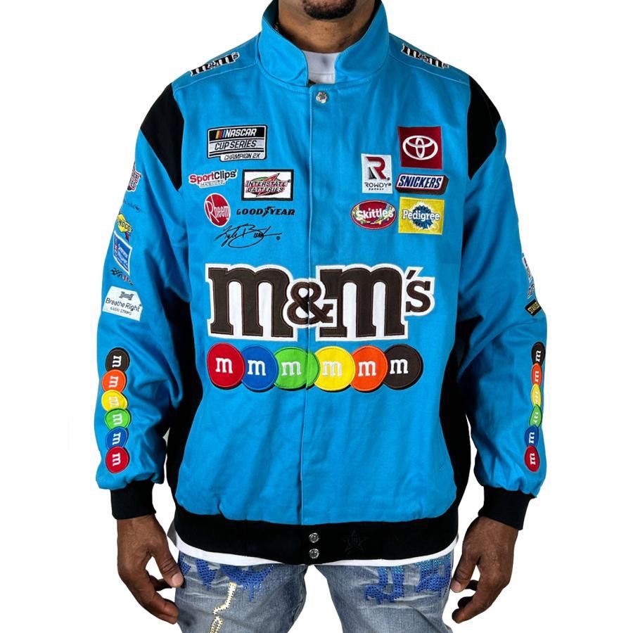 Kyle busch m&m racing jacket on sale