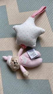 Mothercare Musical Toy - Pink Bear (Twinkle Twinkle Little Star)