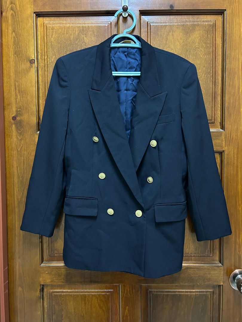 Navy blue blazzer, Women's Fashion, Coats, Jackets and Outerwear on ...