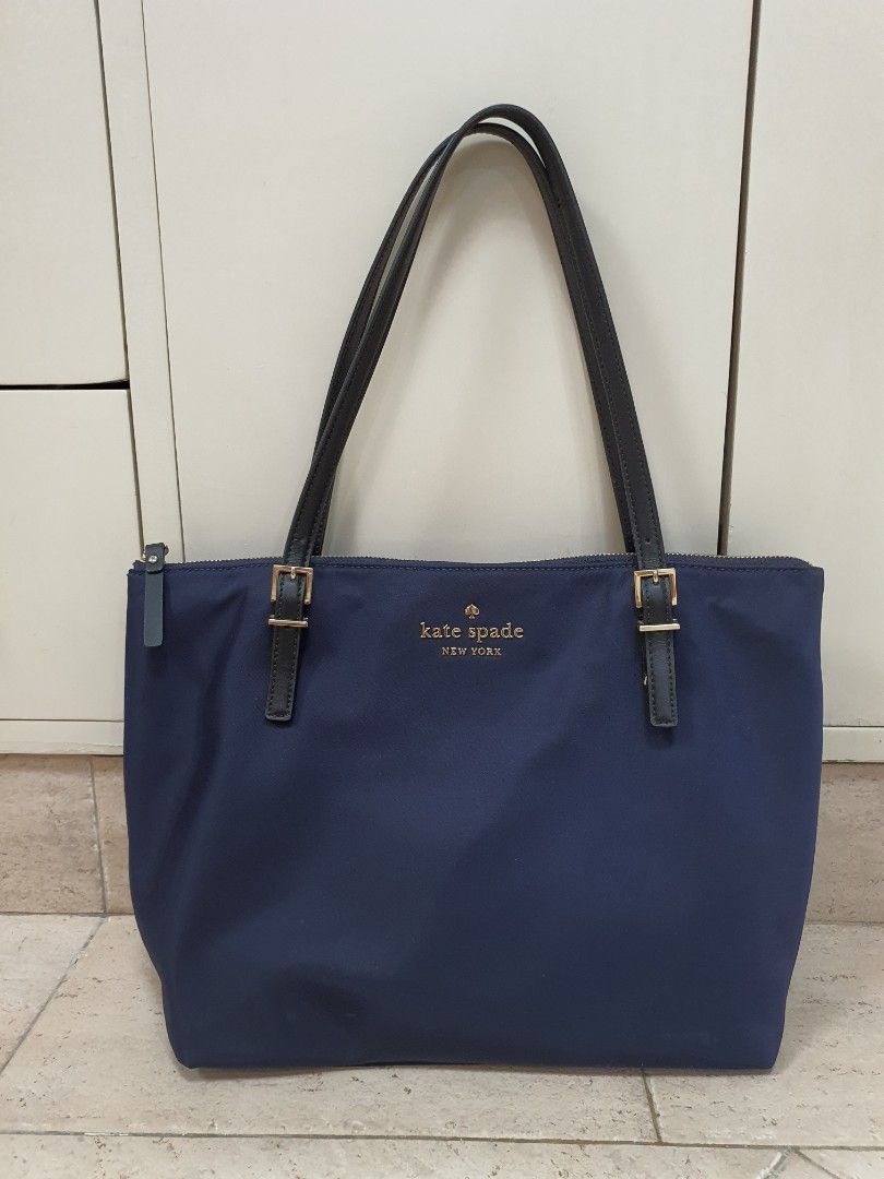 Navy Blue Kate Spade Shoulder Bag, Women's Fashion, Bags & Wallets,  Shoulder Bags on Carousell