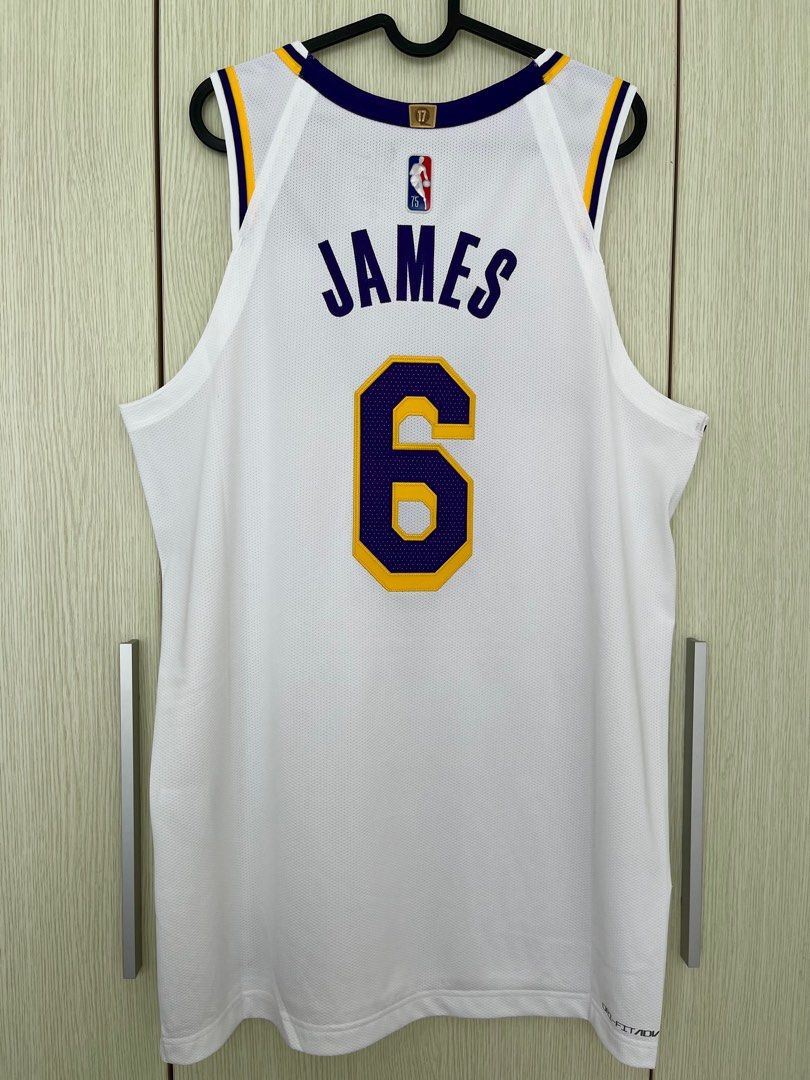 LeBron James Lakers Association Edition 2020 Nike NBA Swingman Jersey