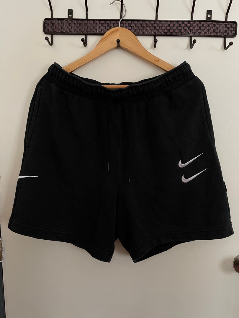double swoosh shorts