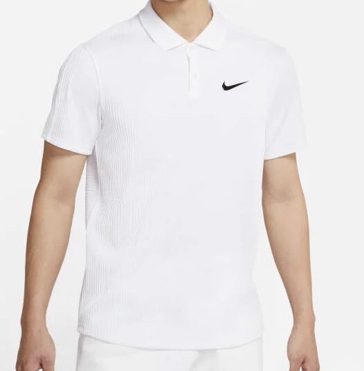 Nike White tennis Authentic Polo Shirt ( S ), Men's Fashion, Tops