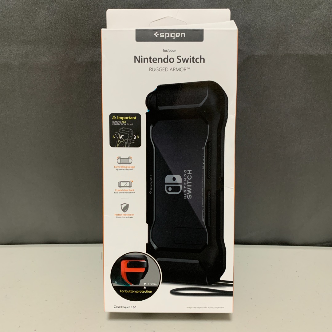 Nintendo Switch Spigen Rugged Armor Case, Video Gaming, Gaming ...