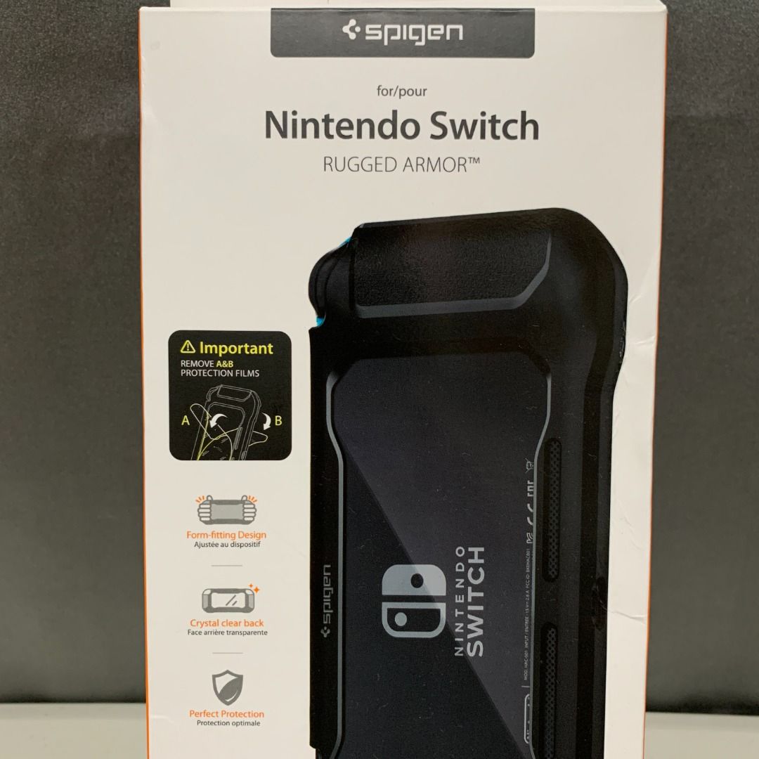 Nintendo Switch Spigen Rugged Armor Case, Video Gaming, Gaming ...