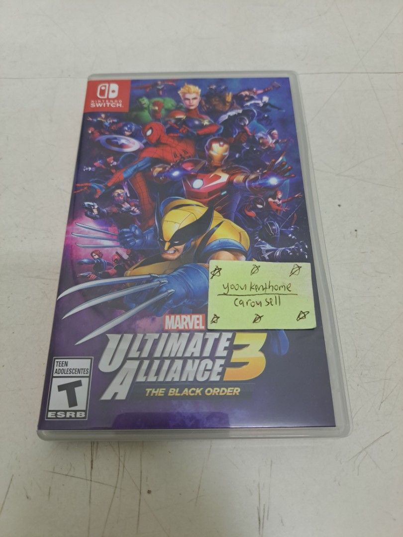 Nintendo Switch Used Marvel Ultimate Alliance 3 The Black Order
