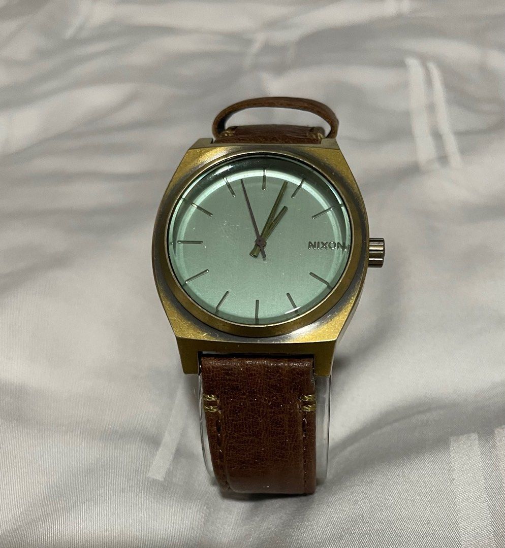 Nixon sales brass watch