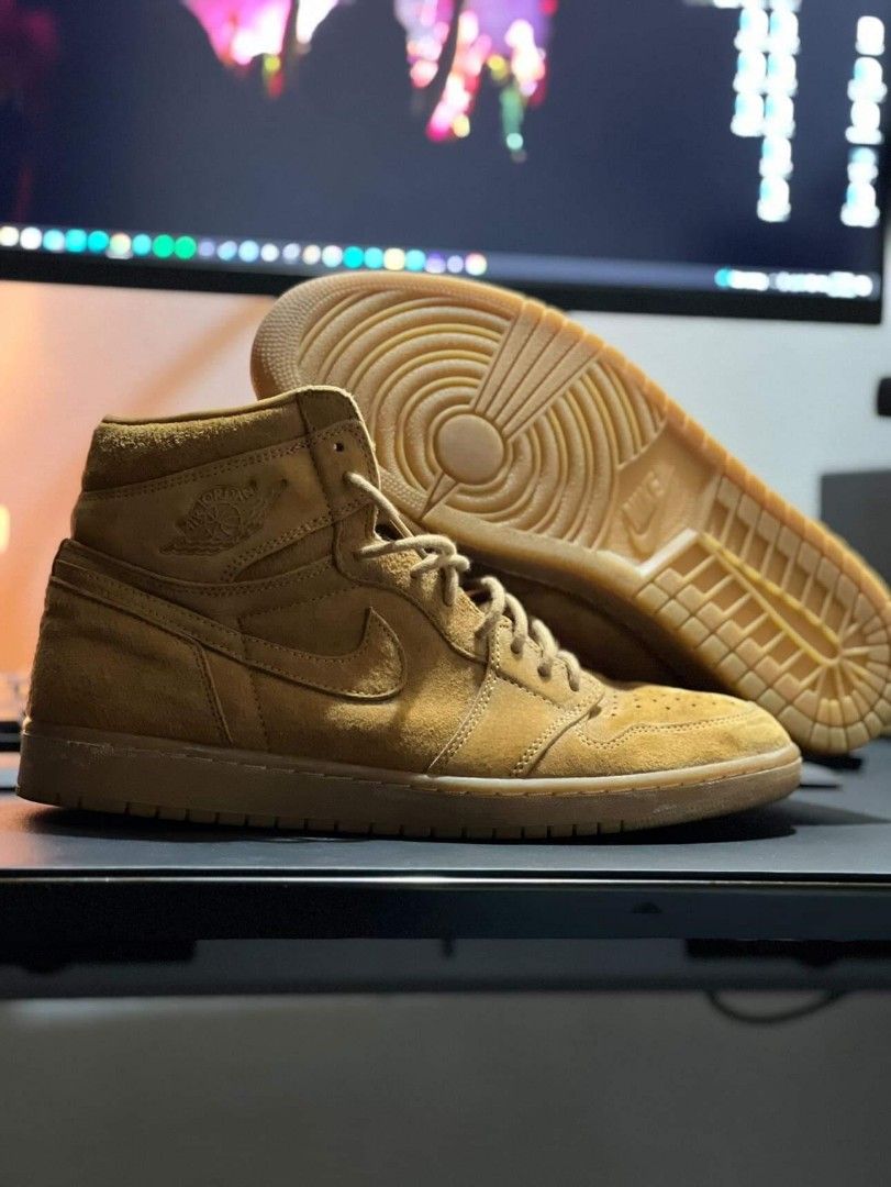 NO BOX Nike Air Jordan 1 Wheat UK11