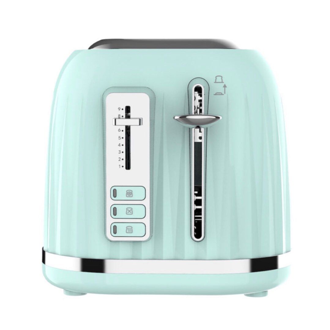 Odette Jukebox Series 2Slice Bread Toaster in Mint Green, TV & Home