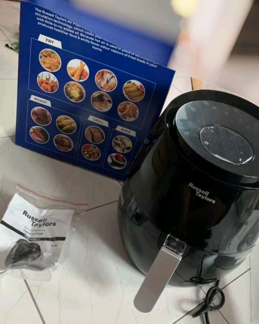 Original Russell Taylors Digital Air Fryer XL AF36 (4.8L), TV & Home