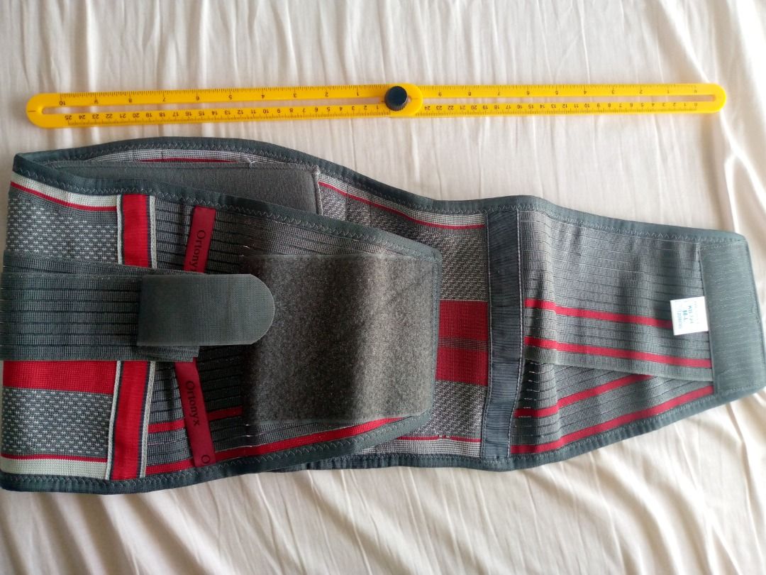 ORTONYX Lumbar Support Belt Lumbosacral Back Brace Ergonomic Breathable