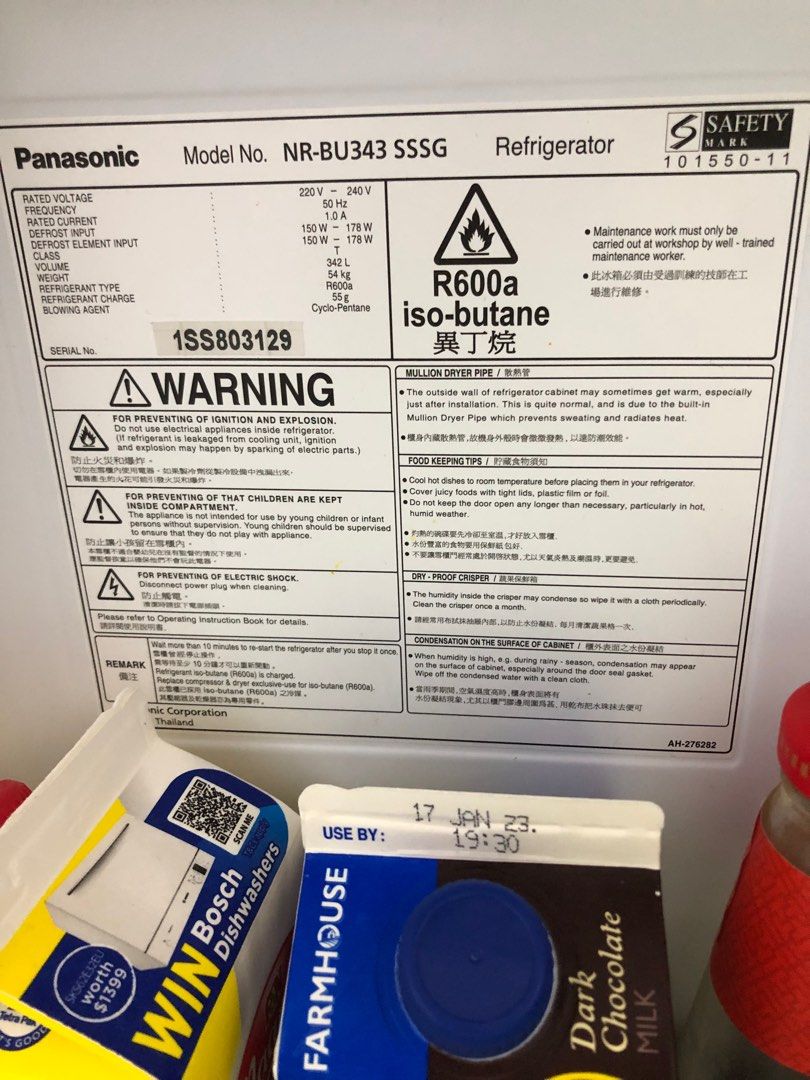 Panasonic Fridge, TV & Home Appliances, Kitchen Appliances ...