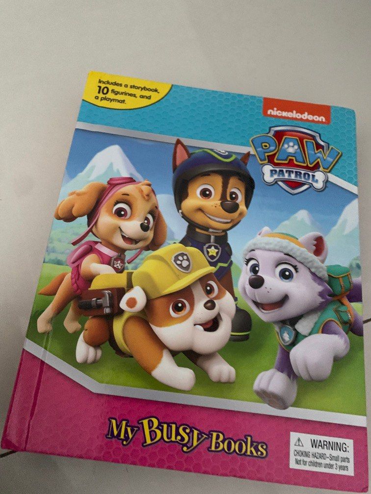 Paw patrol busy books storybook figurines, Hobbies & Toys, Books ...