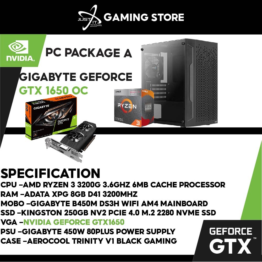 Gigabyte b450m store ds3h gtx 1660