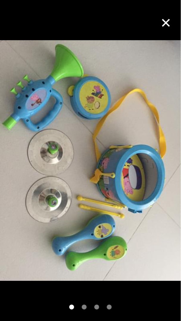 Peppa pig percussion set, Babies & Kids, Infant Playtime on Carousell