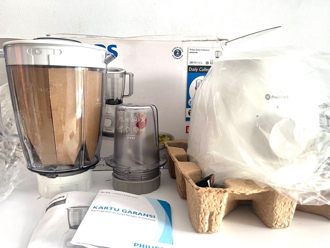 Philips Blender Plastik 1.5 Liter HR2102 Putih, Kitchen & Appliances di