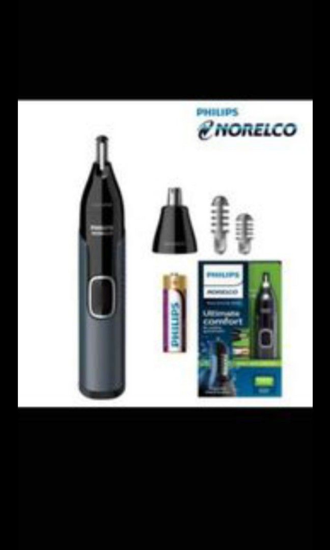 Philips Norelco Nose Trimmer 3000, For Nose, Ears and Eyebrows, Black