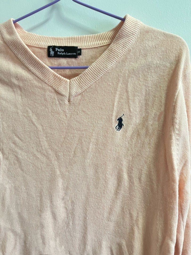 pink polo jumper