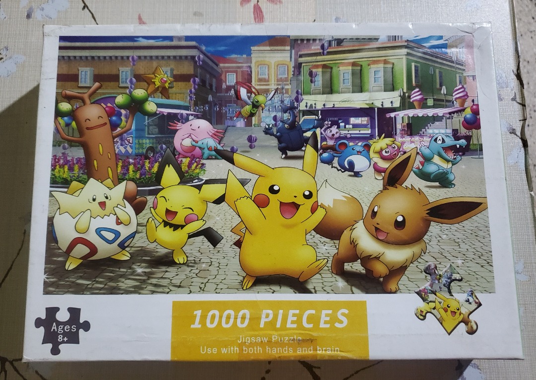 Pokemon Jigsaw Puzzle, Hobbies & Toys, Toys & Games on Carousell